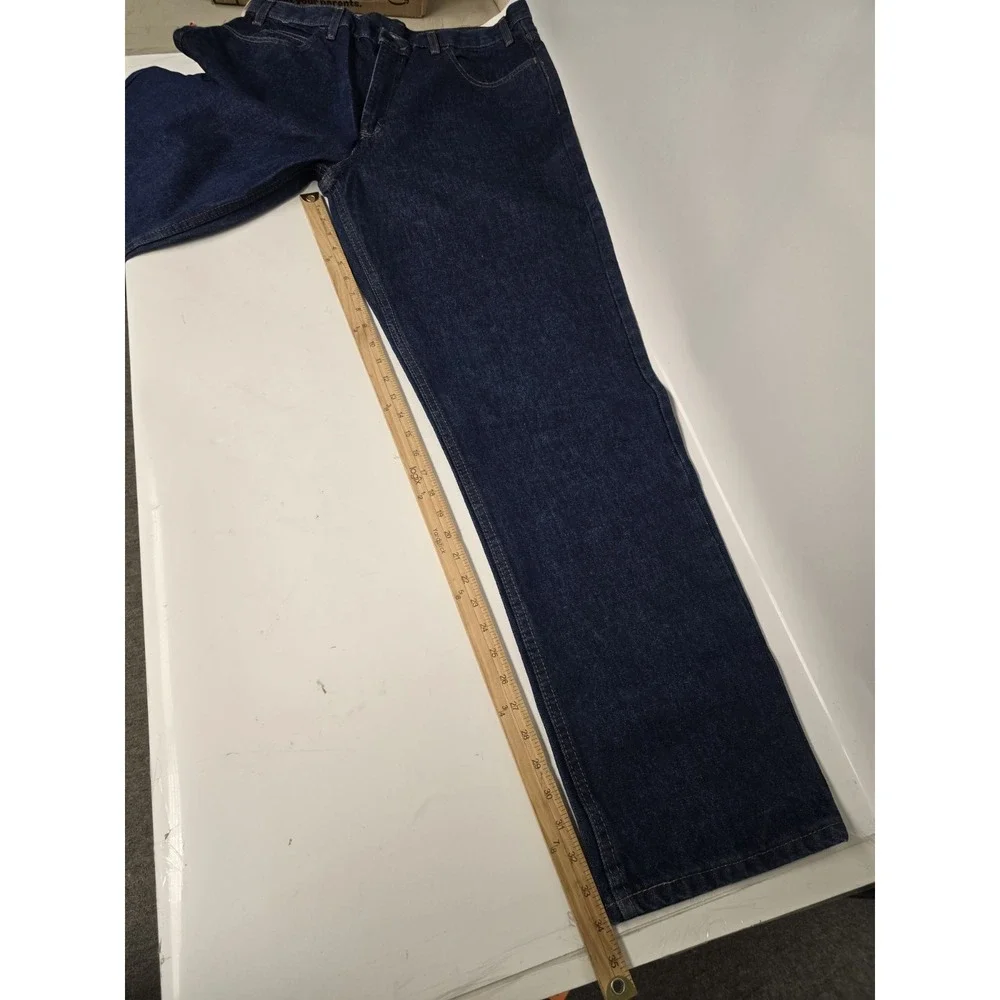 New Key Denim 5 Pocket Classic Traditional Jeans Mens 36x34 Blue 4874.43